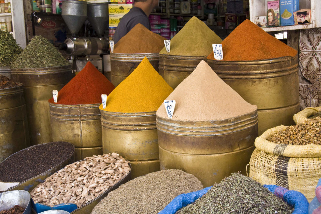 Spices Outside Shop Marrakech